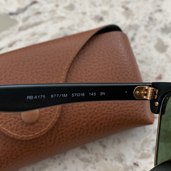 Ray-Ban Clubmaster RB4175 57mm Oversized Square Sunglasses - Picture 4 of 7